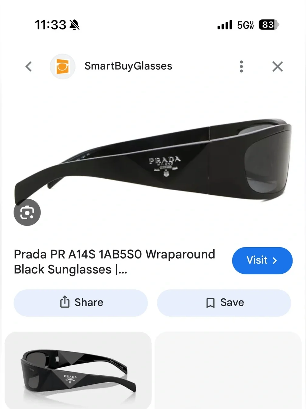Prada PR A14S 1AB5S0 sunglasses